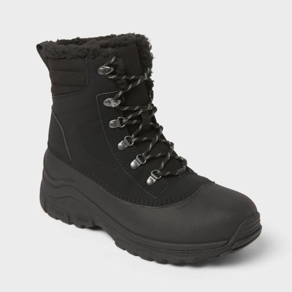 All in Motion Black Men's Rain & Snow Boots